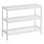 Boxxx REGÁL NA TOPÁNKY, biela, bambus, 70/55/26 cm
