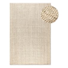 Krémovobiely jutový koberec 80x150 cm Bouclé – Hanse Home