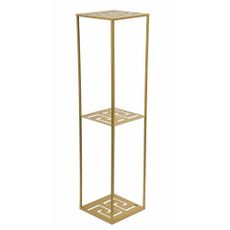 DekorStyle Stojan na kvety 100 cm zlatý