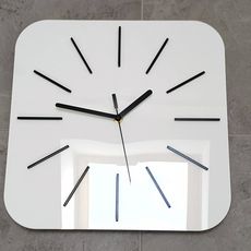 ModernClock Nástenné hodiny Hipnotic biele