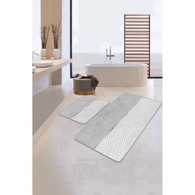 Sivé kúpeľňové predložky v súprave 2 ks 60x100 cm – Mila Home