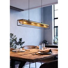 Eglo 43788 - Luster na lanku NOHALES 4xE27/40W/230V