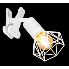Globo 54802WK - Nástenná lampa s klipom XARA I 1xE14/40W/230V biela