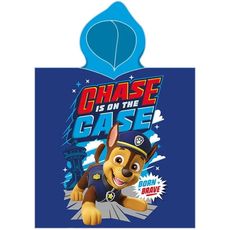 Detská osuška s kapucňou - plážové pončo Paw Patrol - Labková patrola - 100% bavlna - 55 x 110 cm - pre deti od 3 do 6 rokov