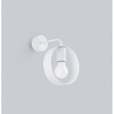 Sollux SL.1134 - Nástenná lampa TITRAN 1xE27/60W/230V biela