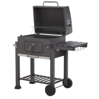 Gril na drevené uhlie BBQ 117x66x108cm