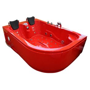 M-SPA - Ľavá kúpeľňová vaňa SPA TURBO s hydromasážou 180 x 120 x 54 cm