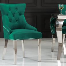 Chesterfield jedálenská stolička 2 ks FRIXON Dekorhome