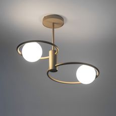 Luster na tyči AQUA 2xG9/12W/230V zlatá