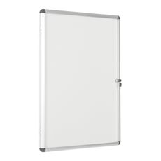 Vnútorná vitrína s bielym magnetickým povrchom, 720 x 980 mm