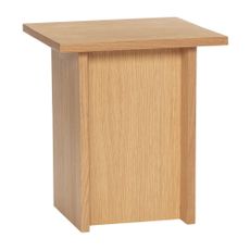 Odkladací stolík v dekore duba 35x35 cm Straight - Hübsch