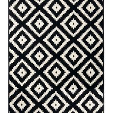 Hanse Home Kusový koberec Hamla 105477 Black Cream - 120x170 cm