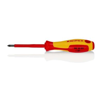 Elektrikársky skrutkovač VDE PZ 1 na skrutky so zapustenou hlavou Knipex 98 25 01