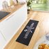 Hanse Home Collection koberce Behúň Cook & Clean 105732 Black White Grey - 50x150 cm