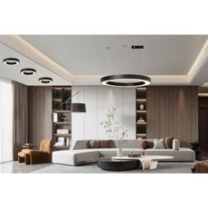 Immax NEO 07209L-LED Stmievateľné svietidlo PASTEL LED/53W/230V 60cm čierna Tuya+DO