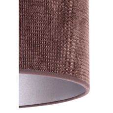 Duolla - Stolná lampa LYON 1xE27/15W/230V pr. 30 cm hnedá