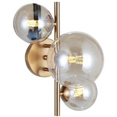 ITALUX WL-406007-3-HBR - Nástenné svietidlo CANELLO 3xG9/5W/230V mosadz
