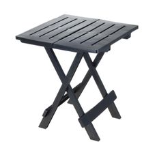 DekorStyle Rozkladací balkónový stôl 50 cm PROGARDEN tmavo šedý