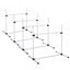 Agility prekážky pre psov 95 x 65 x 95 cm | biela