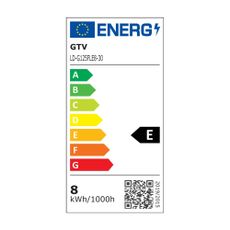 Teplá biela filamentová žiarovka E27, 8 W – GTV