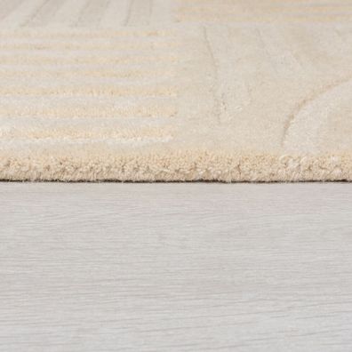 Flair Rugs , Kusový koberec Solace Zen Garden Natural, 160x230, béžová, obývacia izba