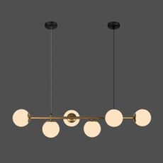 Závesné svietidlo v zlatej farbe Squid Lighting Owl, výška 120 cm