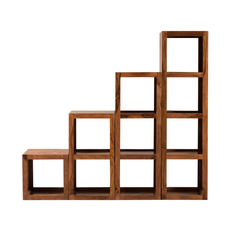 indickynabytok.sk - Knižnica Tara 50x185x35 indický masív palisander