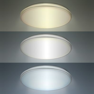 Solight WO797- LED Kúpeľňové stropné svietidlo LED/24W/230V 3000/4000/6500K IP54