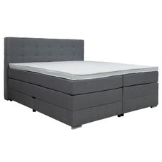 Moderano BOXSPRINGOVÁ POSTEĽ, 180/200 cm, sivá