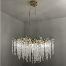 Krištáľový luster na lanku 13xG9/40W/230V zlatá