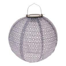 Sivý lampión ø 25 cm – Dakls