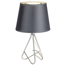 Rabalux - Stolná lampa 1xE14/40W/230V šedá/chróm
