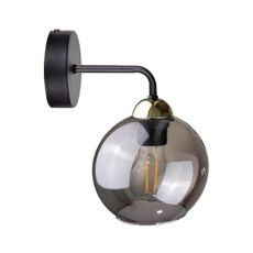 Nástenné svietidlo OSMO 1xE27/60W/230V čierna/zlatá