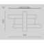 Gea Luce DOHA P M B - LED Stropné svietidlo DOHA LED/40W/230V 84 cm biela