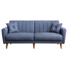 Hanah Home 3-miestna pohovka Aqua 210 cm tmavo modrá