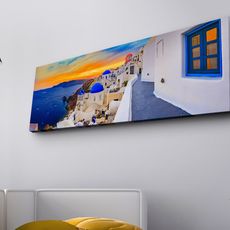 Wallity Obraz s LED osvetlením SANTORINI 30 x 90 cm