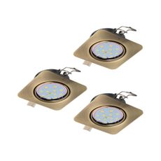 Eglo 94269 - SADA 3x LED Podhľadové svietidlo PENETO 3xGU10-LED/5W/230V