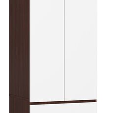 Ak furniture Šatníková skriňa Star 60 cm wenge/biela