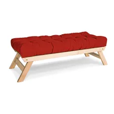 MarLiving Lavice BREEZIO 01 140 cm z masivu/červená