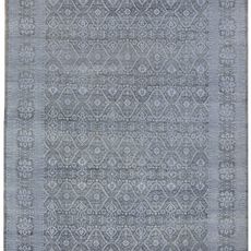 Diamond Carpets koberce Ručne viazaný kusový koberec Diamond DC-HALI B Light grey / blue - 180x275 cm