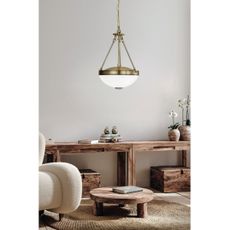 Eglo 82747 - Luster na reťazi SAVOY 2xE27/60W/230V bronzová