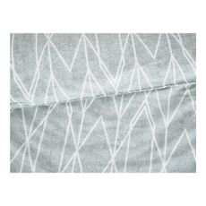 Sivé krepové obliečky na jednolôžko 140x200 cm Gray Stripes – B.E.S.