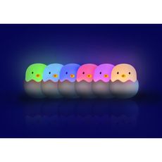 MegaLight - LED RGB Stmievateľná nabíjacia detská dotyková lampa EGGY EGG LED/5V