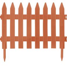 Prosperplast Záhradný plot Fence terakota