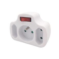 Solight P103 - Rozbočovacie zásuvky 1Z 10A + 2Z 2,5A s vypínačom
