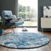 Flair Rugs koberce Kusový koberec Cocktail Wonderlust Dark blue kruh - 160x160 (priemer) kruh cm