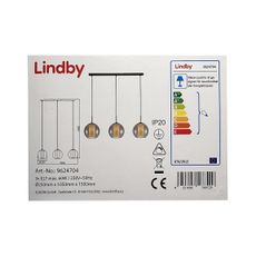 Lindby - Luster na lanku YELA 3xE27/60W/230V