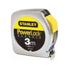 Zvinovací meter Powerlock 3mx12,7mm s plastovým ABS pouzdrem Stanley