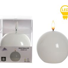 Mondex Since 1986 LED svíčka IDALIA BEAD 11 cm bílá