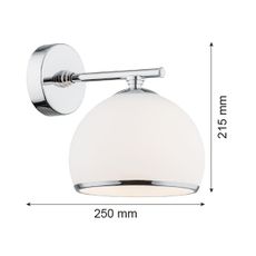 Argon 4254 - Nástenné svietidlo MARBELLA 1xE27/15W/230V chróm